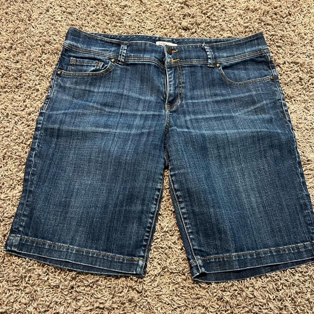 CAbi Denim Shorts SZ 16